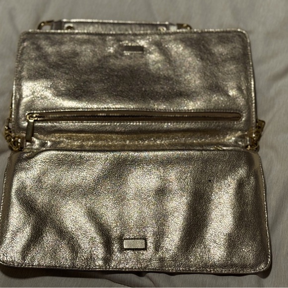 Tory Burch Gold Leather Clutch - Picture 3 of 3